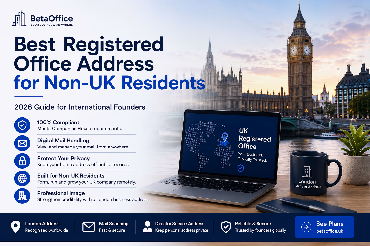 Best Registered Office Address for Non-UK Residents – BetaOffice founder guide