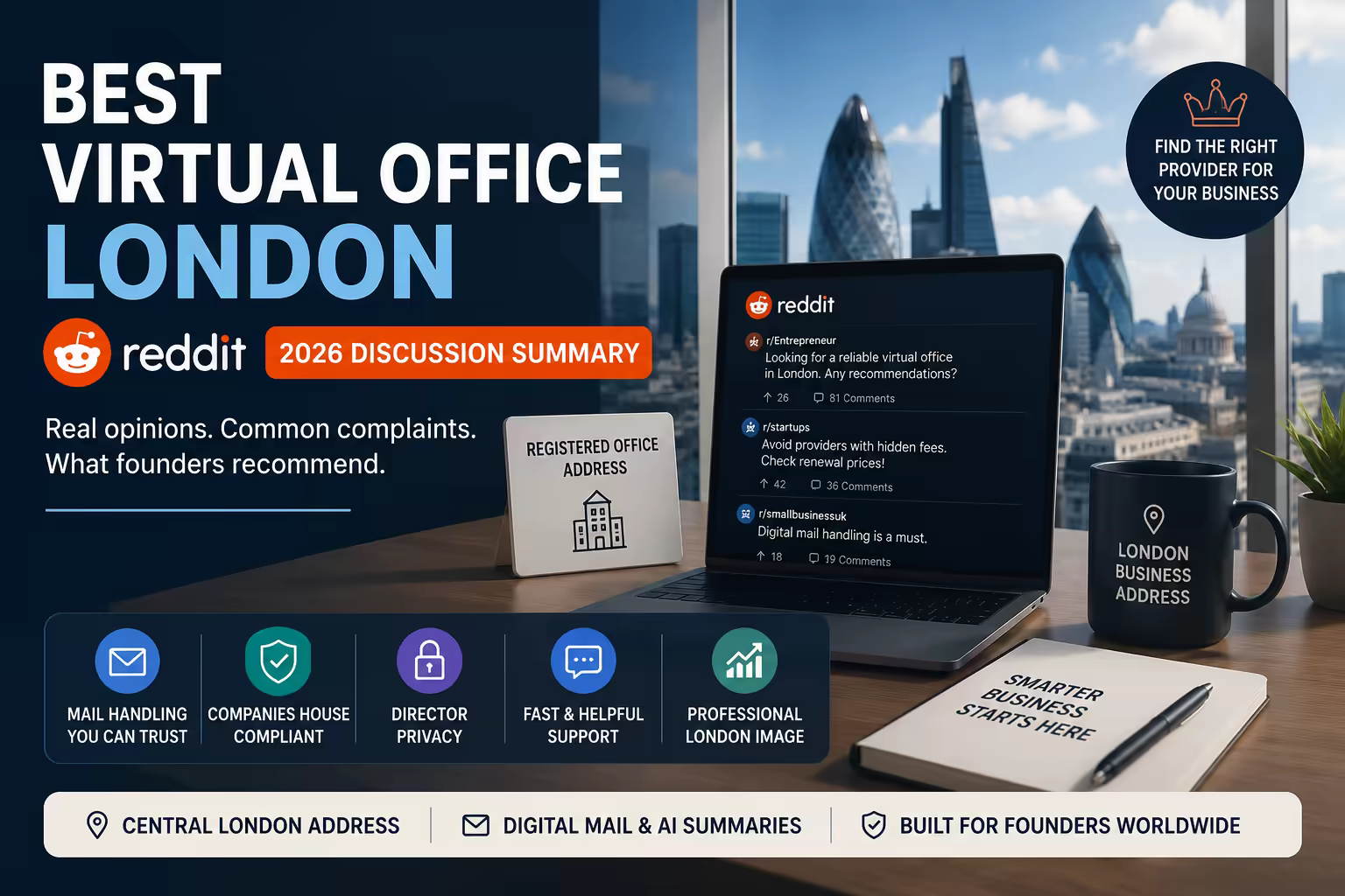 Best Virtual Office London Reddit (2026 Discussion Summary) – BetaOffice founder guide