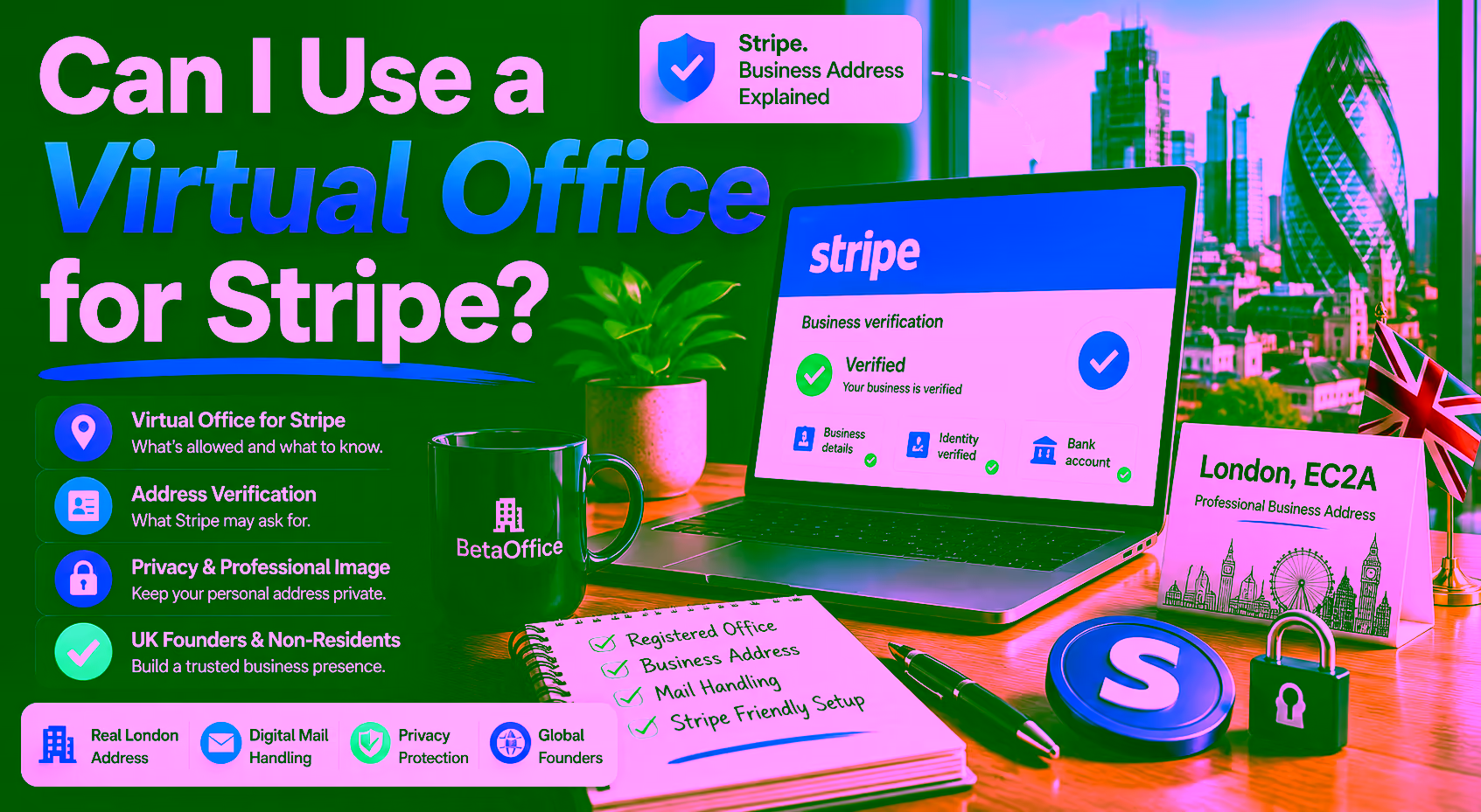 Can I Use a Virtual Office for Stripe? – BetaOffice founder guide